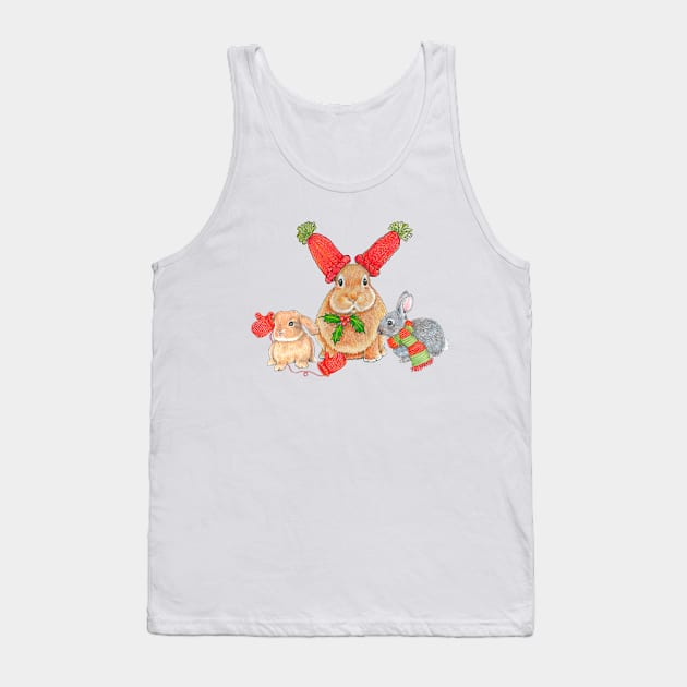 Warm Bunny Ears Tank Top by Julie Townsend Studio